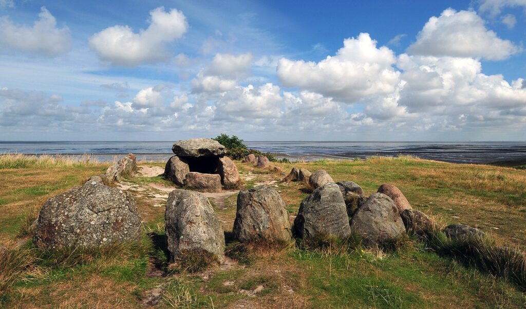 Megalithic Grave Harhoog In Keitum Sylt Germany